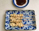 自家製サラダチキンの鶏皮で★焼き鳥作り方5写真