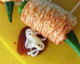 お弁当★オクラチーズのちくわ巻き★レンジ作り方3写真