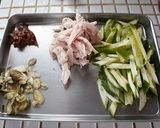 鶏むね肉柚子胡椒和え作り方3写真