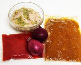 キウイのチキンカレー作り方1写真