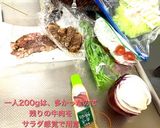 Remake　ビーフのたたきサラダ風作り方2写真