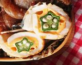 お弁当★オクラチーズのちくわ巻き★レンジ作り方5写真