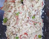 レンジ簡単豆腐とカニカマと枝豆の和風巾着作り方4写真