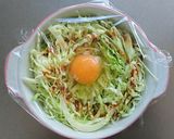 レンジで簡単☆焼肉のタレで巣ごもり卵。作り方3写真