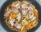 簡単☆フライパンで親子丼作り方2写真
