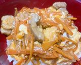 簡単☆フライパンで親子丼作り方4写真