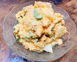 おかずになるピリ辛味噌だれ梨ポテサラ作り方17写真