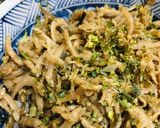 山椒をきかせた●しらすのくぎ煮風丼作り方3写真