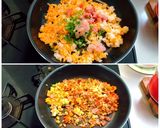 醤油濃く薫る炒飯『黒チャーハン』作り方4写真