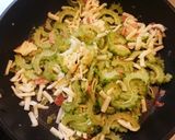 *ゴーヤ消費*ゴーヤのベーコンチーズ焼き作り方4写真