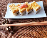 玉子焼きの押し寿司風作り方12写真