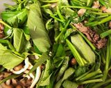 牛肉と空芯菜のオイスターソテー作り方3写真