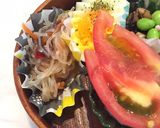 豚キムチ丼弁当 詰め方 0805作り方8写真