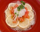 夏にさっぱり☆レモントマトそうめん作り方4写真