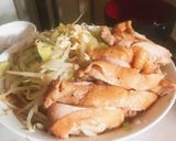 ボリュームの塊！鶏モモ家二郎作り方8写真