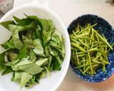 もやしかさ増し空芯菜炒め作り方1写真