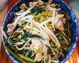 もやしかさ増し空芯菜炒め作り方7写真