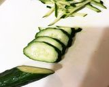 ささげ豆ときゅうりとカニカマのサラダ作り方3写真