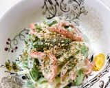 ささげ豆ときゅうりとカニカマのサラダ作り方5写真