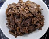 牛肉のしぐれ煮ととろろのぶっかけうどん作り方2写真