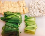 小松菜＊しらす＊油揚げの簡単おかか炒め♪作り方1写真