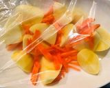 夏野菜で枝豆ポテトサラダ作り方1写真