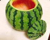 丸ごとスイカケーキ作り方1写真
