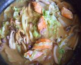 鮭ちゃん♡秋のクリームパスタ作り方7写真
