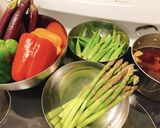 夏野菜の焼き浸し-素麺の具にもぴったり作り方1写真