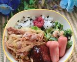 高校1年女子お弁当♡2020.08.06作り方2写真