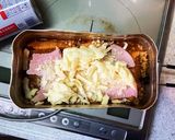 メスティンで作るミートソースチーズ焼き作り方5写真