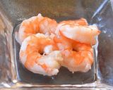 くるくるキャベツとエビの冷たいあんかけ♪作り方3写真