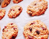 クランベリーのオートミールクッキー作り方5写真