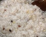 雑穀米入りお粥。作り方7写真