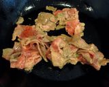 牛肉と香菜の塩炒めライム風味（タコス風）作り方2写真