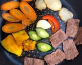 焼肉と簡単タレ作り方1写真