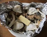 トースターで簡単！鯖缶としめじホイル焼き作り方3写真