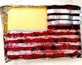 アメリカ国旗のベイクドチーズケーキ作り方19写真