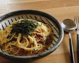新定番！味噌バターでコク旨納豆パスタ作り方4写真