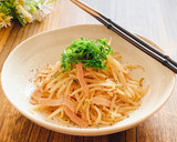 簡単♡もやしとハムのバター醤油♪作り方3写真