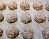 肉団子のもち米蒸し作り方4写真
