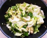 簡単ヘルシー☆油不使用の絹厚揚げ回鍋肉風作り方7写真