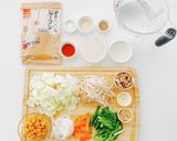 豆乳でまろやか中華スープのコーンビーフン作り方2写真