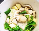 胸肉と夏野菜の簡単煮込み作り方2写真