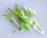 長ネギと揚げ玉の中華スープ作り方1写真
