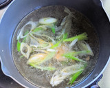 長ネギと揚げ玉の中華スープ作り方3写真