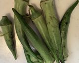 THE オクラと削りかまぼこ作り方1写真