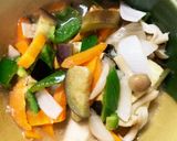全てレンジ胸肉なす梅ポン酢味青椒肉絲風作り方15写真