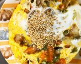 全てレンジ甘酢カレー味なす豚平焼き風作り方17写真
