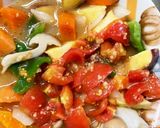 レンジ根菜春雨味噌トマト麻婆豆腐風サラダ作り方13写真